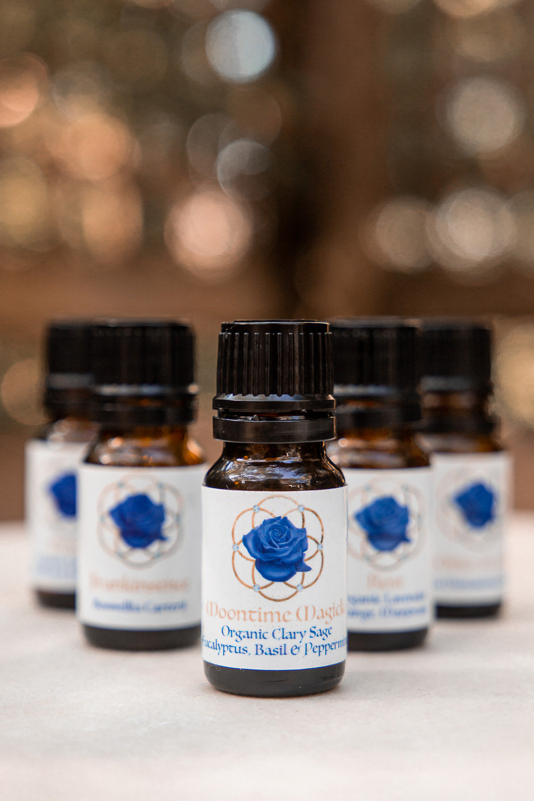 Moon-Time Magick Blend Organic (Relaxes Period Pain)10ml. 100% Pure Essential Oil
